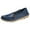 Blue, variant on Fesfesfes Womens Casual Shoes Round Toe Round Casual Flat Shoes Loafers Soft Bottom Casual Lightweight Peas Shoes 35(4.5)