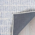 thumbnail image 5 of Hand-Tufted 100% Wool Area Rug – Unique Modern Geometric Grid Pattern, Soft Plush Textured Carpet for Living Room, Bedroom, Dining Room & Entryway (Blue, 5' x 7' (Rectangular)), 5 of 5