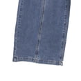 thumbnail image 5 of Large Women'S Jeans, Medium Blue Wide Leg Pants, Vintage Patchwork Pants, 5 of 9