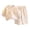White, variant on HVOBTTY Toddler Girl's Solid Color Crew Neck Long Sleeve Sweatshirt Long Pant 2 Piece Casual Matching Outfit Suits