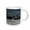 White, variant on 3drose, Sea Stacks and Rough Seas, Iceland, 11oz Two-tone Red Mug