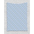 thumbnail image 1 of Cocktail Tapestry, Continuous Pattern of Alcoholic Beverages in Various Glasses, Wall Hanging for Bedroom Living Room Dorm Decor, 60"W X 80"L, Pale Azure Blue and Multicolor, by Ambesonne, 1 of 2