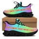 thumbnail image 1 of Zapatos planos con estampado de notas musicales para mujer, zapatillas deportivas cómodas con plataforma y cordones,, 1 of 6