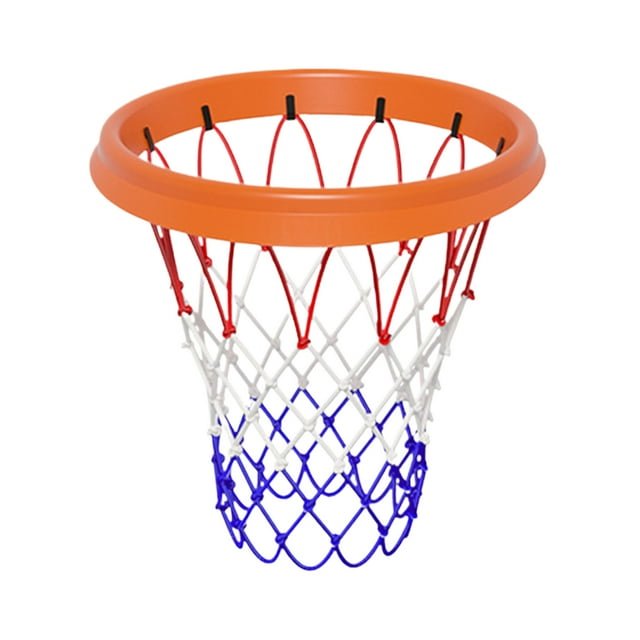 Accessoires de Basketball Amovibles pour une Configuration Rapide et Facile PU Accessoires de Basketball Intérieur et Extérieur 3. Matériaux Filet Coloré Orange