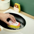 thumbnail image 4 of Double Sided Cartoon Design Scrub Sponge for Kitchen, Versatile and Durable Dish Cleaning Sponge, 4 of 7
