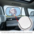 thumbnail image 4 of Yuyamidu Shark Mesh Car Window Shades for Baby 2 Pack Planet Side Window Sun Shade for SUV Sedan Truck Sunshade for Car Back Window Sun Protection Blue Sun Visor, 4 of 7