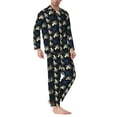 thumbnail image 2 of KLL Octopus 1 Sleepwear Mens Flannel Pajamas,Long Cotton Pj Set, 2 of 7