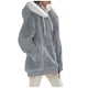 thumbnail image 4 of Winter Fashion Women's Coat New Casual Hooded Zipper Ladies Clothes Cashmere Autumn Women Fleece Jacket Solid Color Ladies Coats, 4 of 4