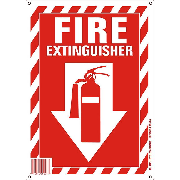 RK OSHA Safety Sign, Legend "Fire Extinguisher" - Default Title