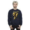 thumbnail image 2 of DC Comics Mens Black Adam Golden Bolt Chest Sweatshirt, 2 of 4