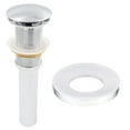thumbnail image 3 of Novatto NSFC-8048001CH Clear Glass Vessel Sink Combo Set w/ Faucet, Drain and Mounting Ring in Chrome, 3 of 8