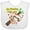 AA-White, variant on Inktastic My Grandma Loves Me Sloth Boys or Girls Baby Bib