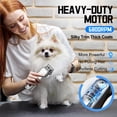 thumbnail image 6 of VANECL Professional Dog Grooming kit,Cordless Dog Clippers for Grooming Thick Coats,Pet Hair Trimmer for Dogs Cats,All Metal Design with two Metal Blade, 6 of 9