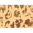 thumbnail image 1 of Ahgly Company Indoor Rectangle Abstract Brown Modern Area Rugs, 4' x 6', 1 of 4