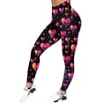 thumbnail image 5 of Tosmy Women's Leggings Valentine's Day Women Print Tights Leggings Control Yoga Sport Leggings For Women High Waist Leggings Pants, 5 of 5