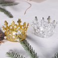 thumbnail image 5 of 1PC Mini Crown Cake Topper Crystal Pearl Tiara Children Hair Ornaments, 5 of 9