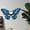 Style B, variant on Fancyes Wooden Butterfly Wall Shelf Storage Shelf for Bedroom Home Bathroom B