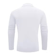thumbnail image 5 of GIRUNS Men's Turtleneck Sweater Long Sleeve Basic Slim Fit Knitted Pullover Thermal Tops White XL, 5 of 8