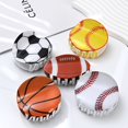 thumbnail image 5 of COMEET fashion hairpin, Unique Baseball Basketball Football Hair Claw for Women Cool Girl Hair Grip Hair Barrettes Outdoor Sports Headdress, 5 of 19