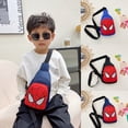 thumbnail image 2 of 2023 bolso de hombro para niños de Marvel de Disney, bandolera de dibujos animados de Spiderman, bandolera de gran capacidad para niños, bolsa de almacenamiento de dinero Gao Jinjia LED, 2 of 2