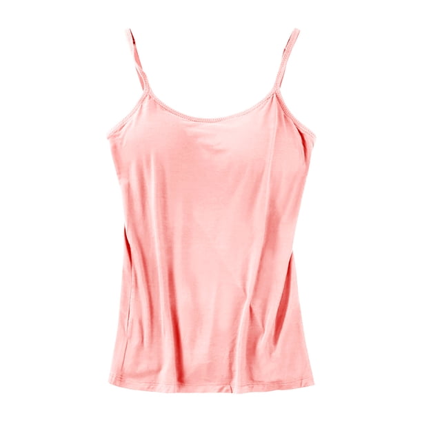 Sujetador deportivo para mujer, sin aros, acolchado, de soporte medio, para Yoga, gimnasio, correr, entrenamiento, camisetas sin mangas para entrenar, dormir y viajar Fridja nalpqowj36856