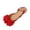Red, variant on Bkhluea Women Bow Accent Slingback Ballet Flats Comfortable Footwear For Office Work Party Daily Casual Outdoor Activities