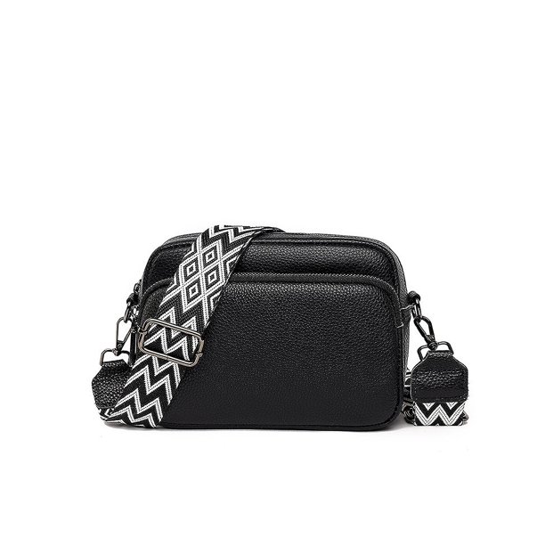 crossbody bag Women's leather small shoulder bag with zipper - high quality