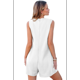 thumbnail image 1 of Mono de Verano para Mujer, Holgado, Sin Mangas, Plisado, con Lazo Frontal y Cuello en V, , Talla M, 1 of 6