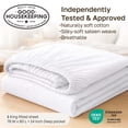 thumbnail image 3 of California Design Den Deep Fitted King Sheets, 1 Pc - Soft 100% Cotton Sateen, Durable All-Around Elastic - Pink Fitted Sheet, 3 of 8