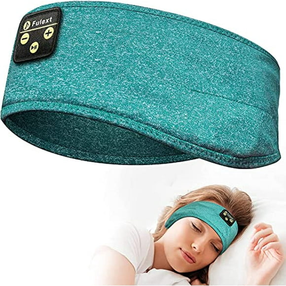 Fulext - Auriculares para dormir con diadema Bluetooth, auriculares para dormir, auriculares deportivos con diadema, auriculares para dormir durante mucho tiempo con altavoces integrados, perfectos pa