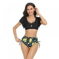 thumbnail image 4 of Family Matching Swimwear Two Piece Bikini Set Newest Printed Mommy And Me Bathing Suits, 4 of 8