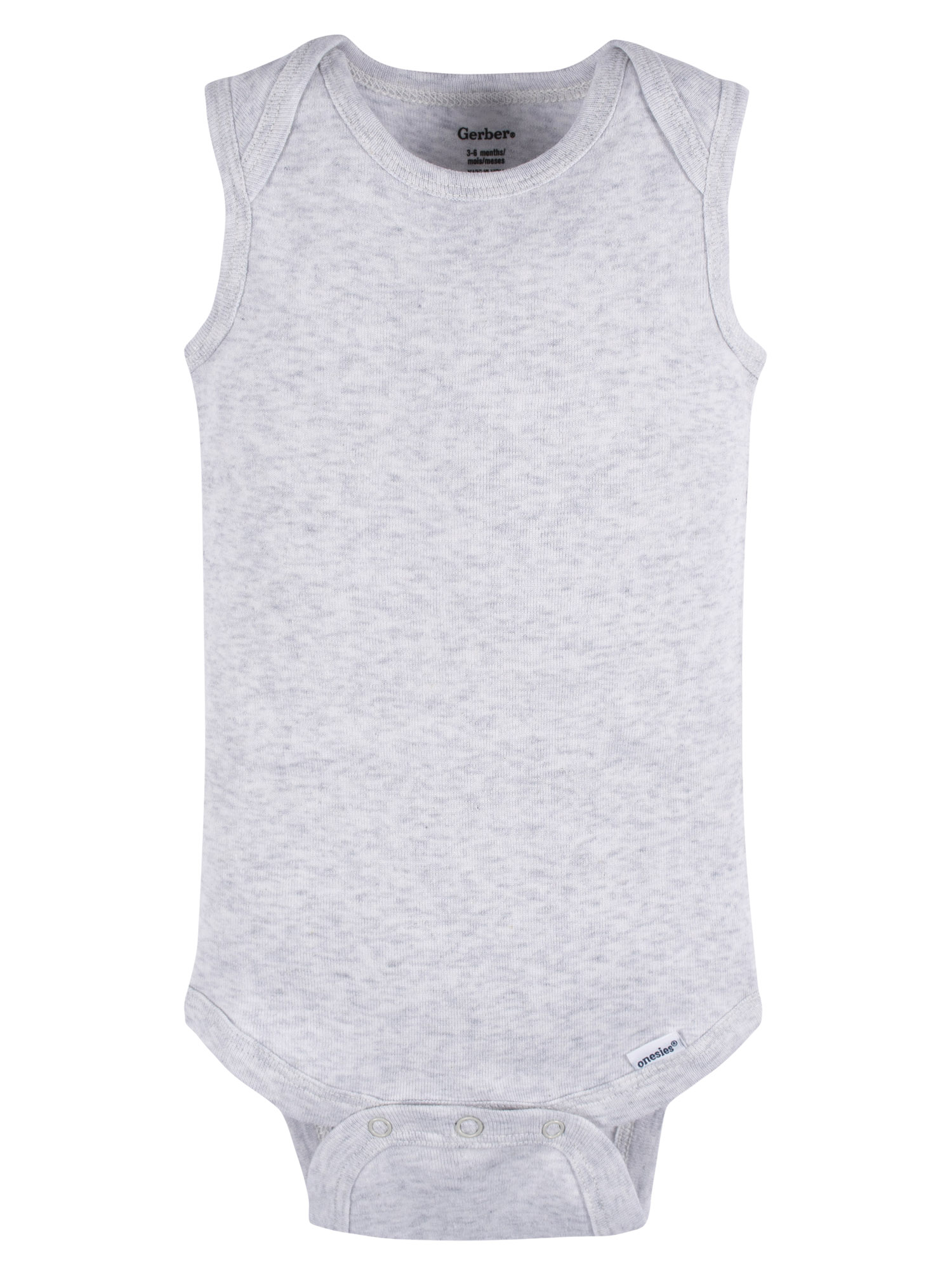 Gerber Baby Boys or Girls Casual Sleeveless Bodysuits, 5-Pack, Sizes 0/3 Months- 24 Months