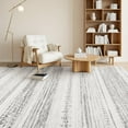 thumbnail image 4 of SIXHOME 5'x7' Machine Washable Area Rug Soft Non-Slip Geometric Indoor Rug for Living Room Gray, 4 of 11