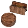 thumbnail image 4 of CONSDAN Cup Coasters, USA Grown Hardwood, Wooden Cup Coasters Set, Oak Color 6 Pcs a set, 4 of 6