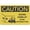 Warning Sign 2, variant on Caution Sound Horn at Blind Intersection Sign, 8"x12" Rust-Free Aluminum Sign, Indoor Outdoor Fence Yard Sign