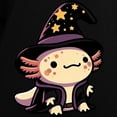 thumbnail image 3 of CafePress - Axolotl Wizard Fantasy Pet - Women's Long Sleeve Dark Pajamas, 3 of 7