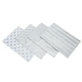 thumbnail image 4 of 40 Uds papel para envolver regalos ondas punto raya claro patrón plateado brillante papel respetuoso con el medio ambiente, 4 of 5