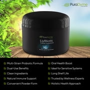 PuraDyme LiyfBiotic Probiotic Powder, Digestive Supplement for Adults (2oz)