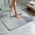 thumbnail image 2 of Unique Bargains Non Slip Machine Washable Plush Shaggy Bath Mat Grey 32" x 20", 2 of 6