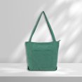 thumbnail image 4 of Bolso de almohada de pana Bolso de hombro femenino duradero para el ocio diario (verde), 4 of 9
