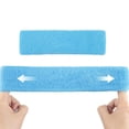 thumbnail image 4 of Tennis Headband Sweat Bands For Men Women,Workout Sweatbands Moisture Wicking Absorbent Head Bands For Teenagers Students,Stretch No Slip Men's Headbands For Yoga Running Sports Hiking 4pcs, 4 of 5