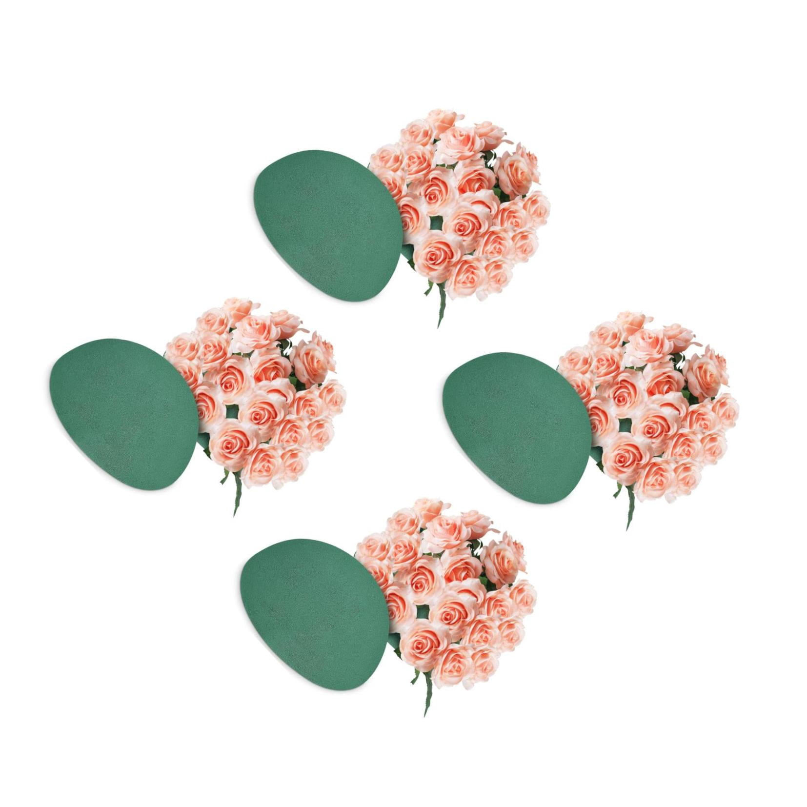 UPGRATOR Green Half Sphere Floral Foam 8 Pieces for Wedding Centerpieces, 5.78 x 5.78 x 2.91 Inches, Flower Arrangement Base