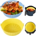 thumbnail image 1 of Pot en Silicone pour Friteuse à Air Chaud Réutilisable Coloré pour Four à Friteuse à Air et Micro-Ondes, 1 of 9