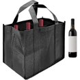 thumbnail image 1 of 20x30x18cm Bottle Carrier Bag 6 Compartments For 6 1.5l Bottles Tearproof Waterproof Fabric, 1 of 5