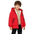 thumbnail image 4 of Boys Winter Fleece Lined Jacket With Padding Thickened Windproof Outdoor Insulated Coat For Cold Weather, 4 of 5