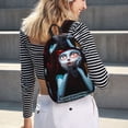thumbnail image 5 of Goofa The Nightmare Before Christmas Pattern Durable Canvas Daypack - High-Quality Vintage Backpack, Compact & Versatile for Travel and Everyday Use-Small, 5 of 5