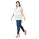 thumbnail image 2 of Blusa con detalle tipo cut out Roman Fashion /Tallas Extras, 205 (Blanco) blanco 42, 2 of 6