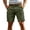 Light Green, variant on GrmtClth Men's Cargo Shorts 15 Inch Inseam Baggy Pull On Twill Fabric Summer Athletic Workout Golf Outdoor Hiking Casual Shorts Light Brown 3XL