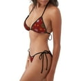 thumbnail image 2 of Fotbe Merry Christmas Traje de Baño para Mujer de Dos Piezas – Bikini Sexy de Tirantes Tipo Halter con Diseño Triangular, 2 of 6