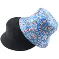 thumbnail image 5 of CoCopeaunts Tie Dye Bucket Hat Women Summer Sun Hats Unisex Reversible Fisherman Hat Beach Sunscreen Reversible Bucket Cap, 5 of 8
